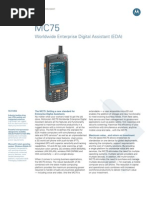 Worldwide Enterprise Digital Assistant (Eda) : Specification Sheet