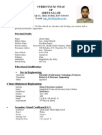 Abdus Salam CV Eee