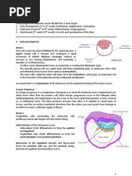 Embryology Notes - em