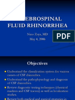 05 04 06 Cerebrospinal Fluid Rhinorrhea