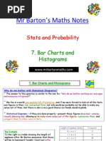 Bar Charts and Histograms WITH GRATEFUL THANKS TO MR BARTON