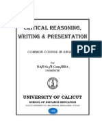 Critical Reasoning Writing Presentation