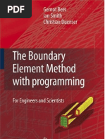 The Boundary Element Method With Programming For Engineers and Scientists