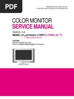 LG Flatron L172WT - LCD Monitor Service Manual