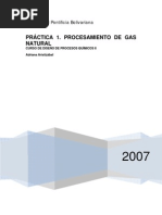 Clases de Hysys Practica 1 Procesamiento de Gas Natural