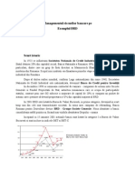 Managementul Riscurilor Bancare BRD - Proiect