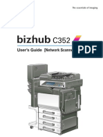 Bizhub c352 Network Scan Operations