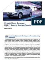 Hyundai Motor - Ir Presentation 2012 - 1Q - Eng