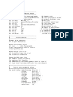 Simulation Parameters Setup