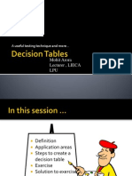 4.lect-4 Decision Table Training Session