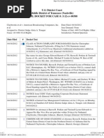 "Bachelor" Racial Discrimination Lawsuit: Docket 