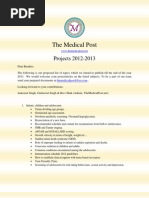 The Medical Post: Projects 2012-2013