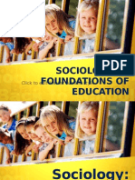 Sociological Foundations of Education