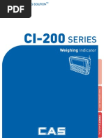 CAS CI-200 User Manual