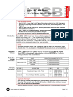 '02 - '04 Camry (2AZ-FE) (Non PZEV) Technical Service Bulletin