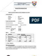 Instalacion de Modulos de Crianza de Cuyes