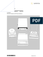 Sartorius LA Manual