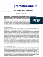 Scrivere Un Sistema Operativo