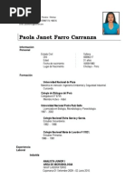 Paola Curriculum