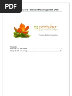 Criação de ETL Com o Pentaho Data Integration (PDI)