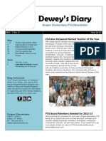 May 2012 Newsletter