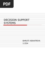 Decision Support Systems