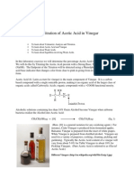 The Titration of Acetic Acid in Vinegar: CHEM 122L General Chemistry Laboratory Revision 1.4