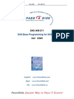 SAS Base Programming For SAS ® 9