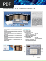 Linear Circuits Lab (2) - Electronic Circuits Lab: Specifications