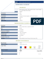 Amonio Meta-Vanadato: Descripción