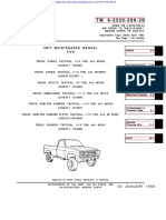 ARMY TM 9-2320-289-20 Mantainance Truck (Chevy) 1 - TON 4X4 Tactical Nov95