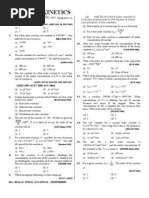 MCQ On Chemical Kinetics by Shallu Jindal Aggarwal