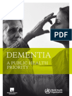 WHO Dementia A Public Health Priority