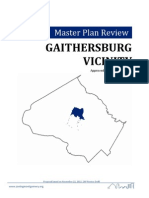 Gaithersburg Vicinity: Master Plan Review