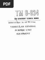 ARMY TM 9-834 Vehicular General Purpose Unit Equipment JUN44