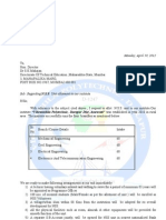 Nss Allotment Request Letter Modified