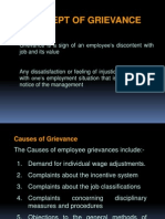 Concept of Grievance: Grievance Is A Sign of An Employee's Discontent With Job and Its Value