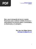 Becas N Tecnico Licenciatura Pre Grado Guatemala