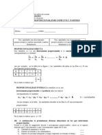 Guia PROPORCION Directa e Inversa