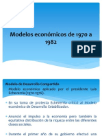 Modelo Económicos de 1970 A 1982