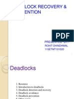 Deadlock Recovery &preventtion