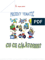 Proiect - Tematic Cu Ce Calatorim