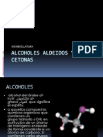 Alcoholes Aldeidos y Cetonas