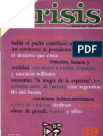 Revista "Crisis" Nº 39 (Julio de 1976) Con Reportaje Al P. Castellani