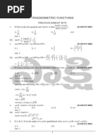 EAMCET/PB/Maths/1st Year/IA Trigonometric Functions (37 40)