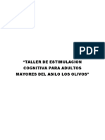 Taller de Estimulacion Cognitiva 3 Edad