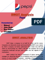 Swot Analysis Pepsi