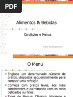 Apostila de Cardapios e Menus