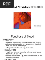 Anatomy and Physiology of BLOOD: Preet Kaur