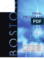 FOCIS Program May 2005